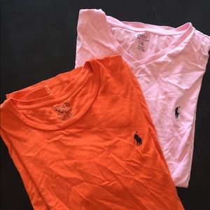 2 Men’s Polo t-shirts size large